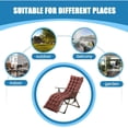thumbnail image 2 of Fmxomd 62.5 x19 Inch Chaise Lounge Cushions Soft Lounge Chair Cushion Gravity Chair Cushion Sofa Lawn Furniture Cushion Pad with Ties for Outdoor Indoor Patio Home Decor, 2 of 9
