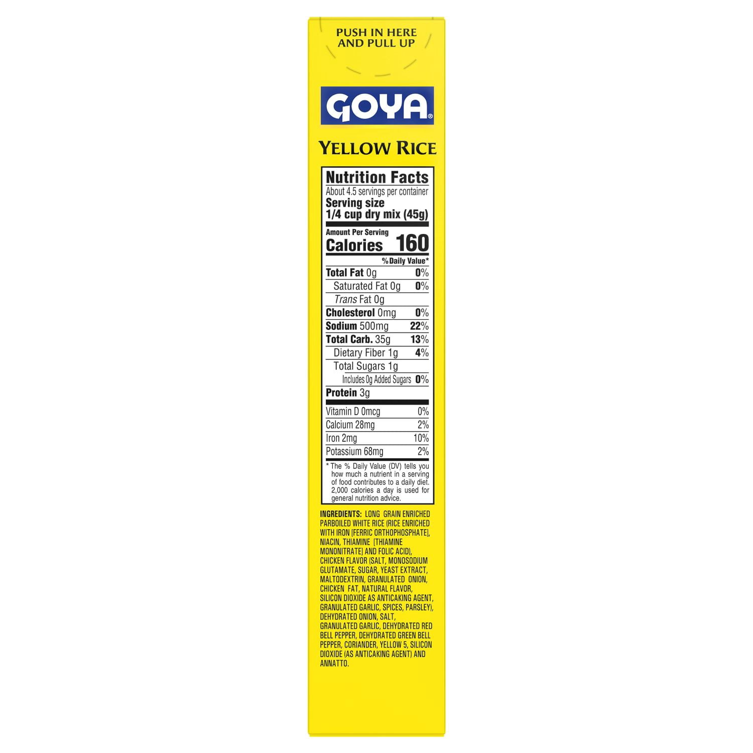 (12 pack) GOYA Yellow Rice, 7 oz Box