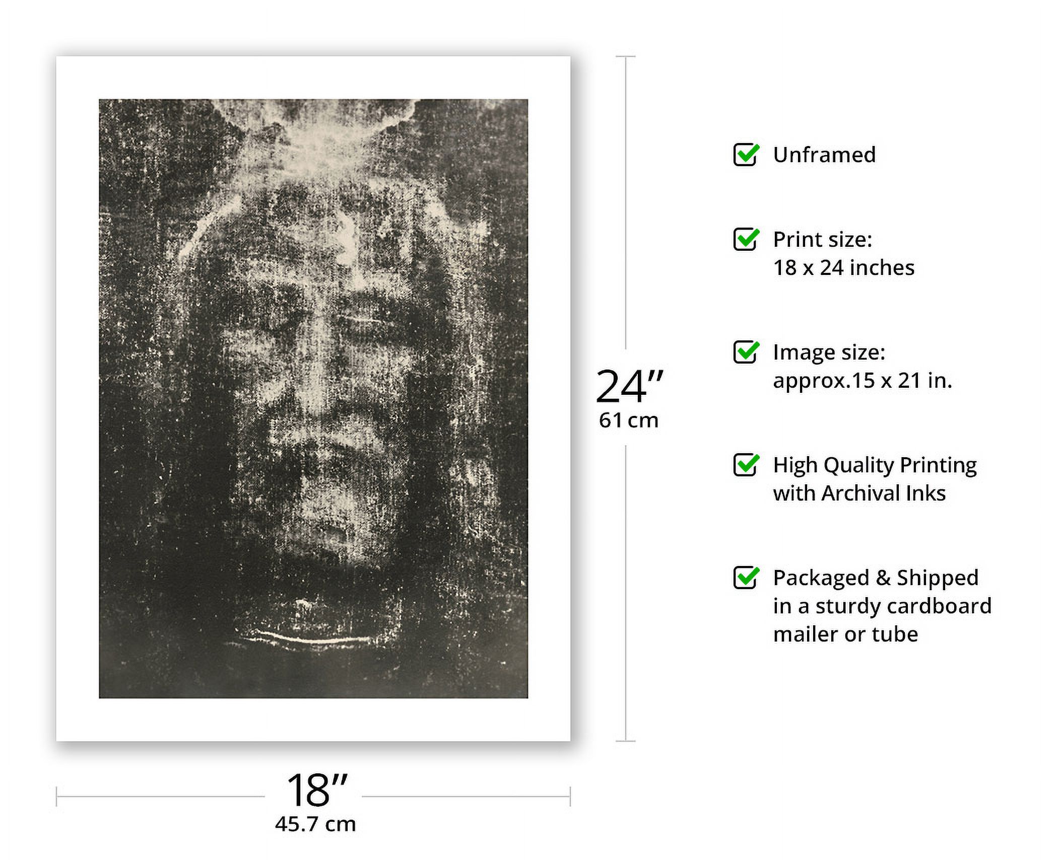 その他 Shroud of Turin PSA8 INWO The Shroud of Turin (Sindone di Torino) - Turin Shroud (Sacra
