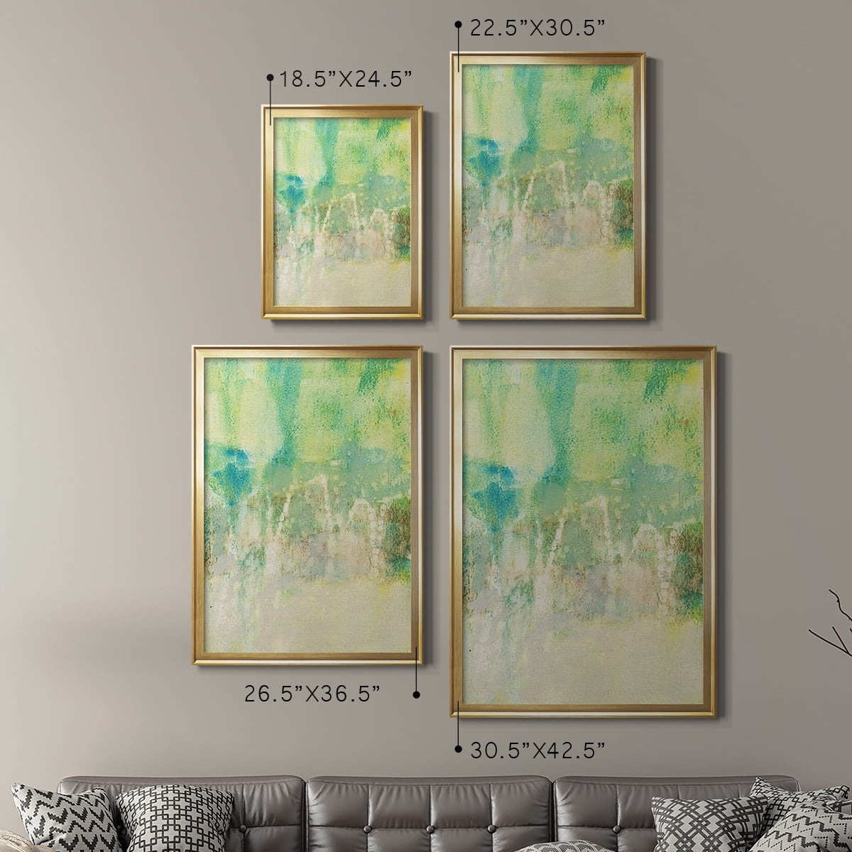 Serus II Premium Framed Print, in Gold, Black, or Silver - Ready to Hang
