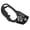 Black, variant on YAHHU Left Hand Climbing Ascender Aviation Light Alloy Mountaineering Rock Rappelling Gear Equipment, Fit 8-13mm Rope (7.5 x 3.5 Inches / 19 x 9 cm), Matte Black