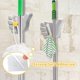 thumbnail image 3 of Soporte para escoba montado en la pared, juego de 4 organizadores autoadhesivos para fregona y escoba, bonito clip para fregona, soporte ajustable para escoba para baño, cocina, garaje, cuarto de lavado Sincero Electrónica, 3 of 5