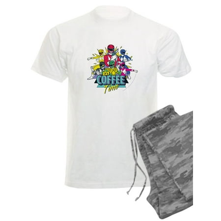 

CafePress - Power Rangers It s Coffee Time - Men s Light Pajamas