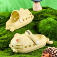 thumbnail image 4 of Toddler Baby Sandals for Boy Girls Cute Cat Garden Clogs Slip On Water Sandals Summer Beach Shoes, 4 of 6