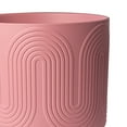 thumbnail image 5 of Better Homes & Gardens Pottery 10" Amy Wave Ceramic Planter, Pink, 5 of 8