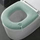 thumbnail image 1 of mfyjkho Funda de inodoro gruesa y aislante con cremallera, lavable y reutilizable para uso doméstico (1 unidad), 1 of 6