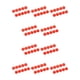 thumbnail image 3 of Eigraketly 10 tornillos hexagonales para bicicleta, cubiertas para tornillos, resistentes al desgaste, antipolvo, M6, rojo M6,rojo 10piezas Eigraketly CBP212977, 3 of 4