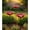 3pcs, variant on 2026 New Handmade Metal Flower Garden Stakes with Bee Watering Station, 24 Inch Height Outdoor Yard Art for Butterfly Pollinator, Weather Resistant Mother's Day Gifts