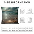 thumbnail image 5 of Chilfamy  Blue Beach Decor Lumbar Throw Pillow Cover with Beach Quote/Starfish Cushion Covers Summer Holiday Beach House Decorative Waist Pillowcases White, 5 of 5
