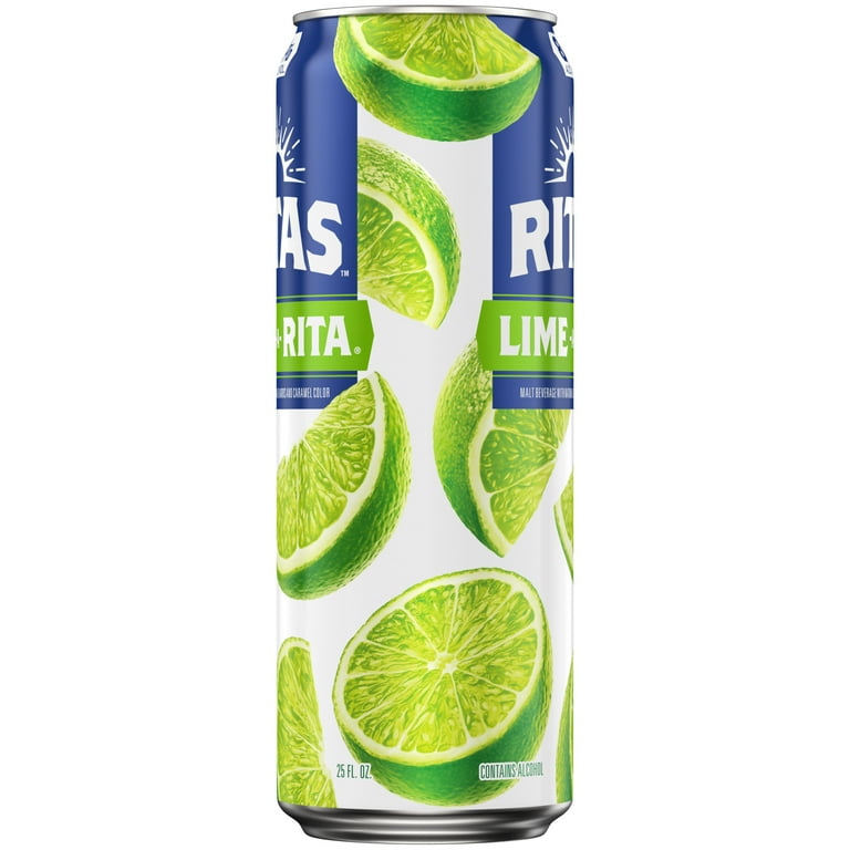 Ritas Lime-A-Rita Sparkling Margarita, 25 fl oz Can, 8% ABV