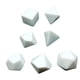 thumbnail image 1 of 7 Uds dados vacíos blancos de dados RPG poliédricos en blanco para DIY, , pintura creativa,, 1 of 3