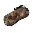 thumbnail image 2 of Picia Oil Painting Chicken And Duck Print Sunglasses Case, Eyeglasses Case Protector Large Glasses Case, Key Lock Case Protective Glasses Holder Eyeglasses Cases, 2 of 8