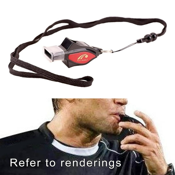 Silbato de plástico para entrenadores perfecl Emergencia de sonido fuerte rojo