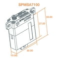 thumbnail image 3 of SPMSA7100 MT/MS Metal Gear HV Wing Servo, 3 of 6