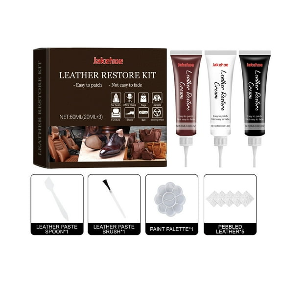 DefiDgd 0.68oz Paintable Leather Filler for Filling or Repairing Holes,Leather Repair for Leather Car Seats Furniture Shoes