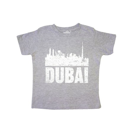 

Inktastic Dubai City Skyline with Grunge Gift Toddler Boy or Toddler Girl T-Shirt