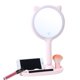 thumbnail image 2 of Espejo De Escritorio Para Maquillaje Con Luces Led Y Lupa 5X Espejo De Doble Cara Con Asa Mesa Iluminada Espejo De Tocador Guardurnaity CE008375-02, 2 of 6