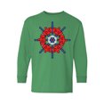 thumbnail image 1 of Awkward Styles Autism Awareness Youth Long Sleeve T-shirt for Boys Captain's Helm Crewneck Tee for Girls, 1 of 4