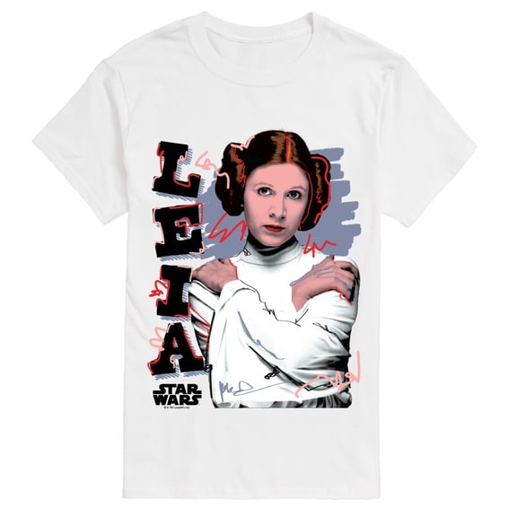 Star Wars - Leia Pop Art - Men's Short Sleeve Graphic T-Shirt