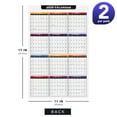 thumbnail image 6 of 2026 Full Desk Calendar - 11" x 17" Large Size 12 Month Planner - 2 Sided Vertical/Horizontal Reversible - Printed on Thick and Durable 80lb Cover (216 GSM) Cardstock - Easy to Write On - 2 Per Pack, 6 of 7