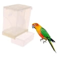 thumbnail image 4 of 2 Unids Alimentador De Semillas De Aves Contenedor De Alimentos Alimentador Plástico Automático Cuenco Para Periquitos, 4 of 9