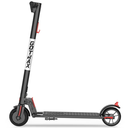 GOTRAX Foldable Electric Scooter with 6.5u0022 Solid Tires, 200W Motor up 15.5mph and 144Wh Lithium Battery up 7miles for Teens Age of 8+ Black