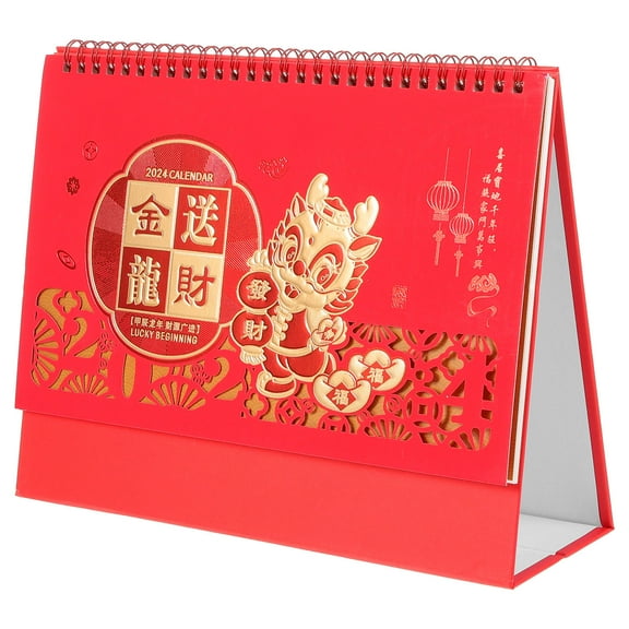 GOOHOCHY  Desk Calendar Standing Large Reminder Monthly Desktop Office