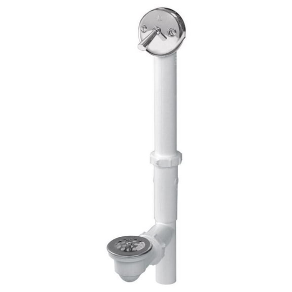 TRIPLEVER BATH DRN WHT (Pack of 1)