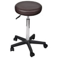thumbnail image 2 of vidaXL Office Chair Swivel Rolling Stool with Wheels for Office Faux Leather, 2 of 15