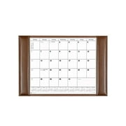 Dacasso Leather Desk Calendar pad, 25.5 x 17.25, Rustic Brown - P3240