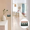 thumbnail image 7 of Yayeee Toggle Light Switch Wall Plate 3-Gang 6.37"x4.48" Decorative Outlet Cover, Mountains at Dawn, 7 of 7