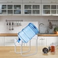 thumbnail image 3 of Water Dispenser Stand, 3-5 Gallon Water Bottle Stand, Non-Slip Drinking Water Cooler Rack with Reusable Spout, Compatible with 55mm Diameter Non-Threaded Water Bottle Mouth, 3 of 5