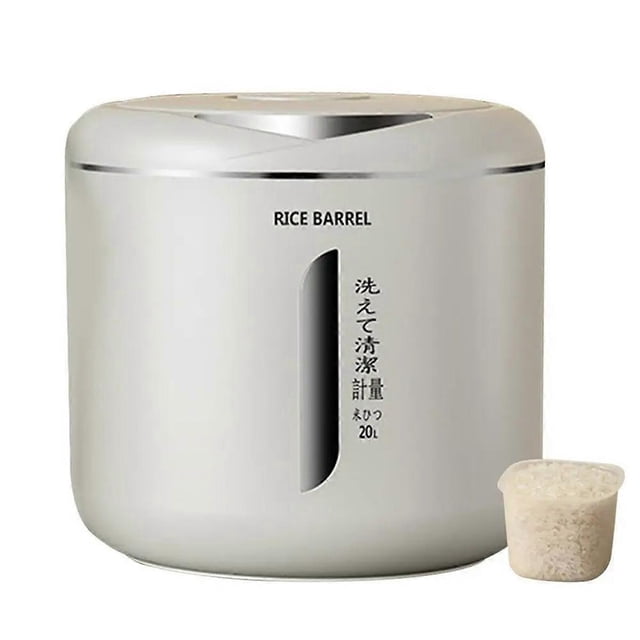 Rice Bucket Moisture-Proof Insect-Proof Sealed Tank Pressed Thickened Powder Storage Bucket Kitchen Storage Box S