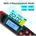thumbnail image 2 of 3/8 Inch Drive Digital Torque Wrench 6.8-135N.M (5.02-99.57FT. LB), Electric Torque Wrench With Buzzer& LED Indicator& Preset Value& Data Storage, For Bike/Motorcycle/Auto Repair, Accuracy ±2%, 2 of 8