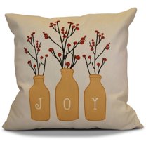 Simply Daisy 16" x 16" Joy Floral Print Pillow