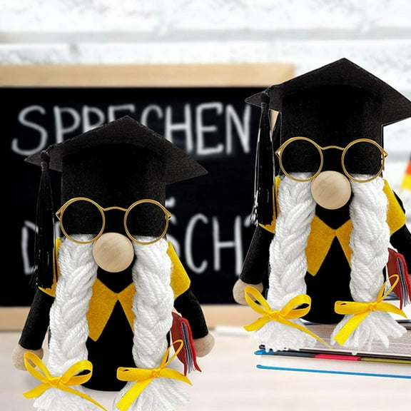 Clispeed 1pc Graduation Ceremony Gnome Doll Plush Gnome Doll Lovely Doll Decoration