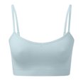 thumbnail image 1 of TriDri - Sujetador Deportivo de Mezcla para Mujer (Azul Cielo), 1 of 2