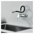 thumbnail image 5 of Chrome Kitchen Sink Faucet, Universal Black Hose Multi-Mode Spout Wall Mount, Cold Hot Water Mixer Kitchen Washbasin Tap, 5 of 12