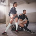 thumbnail image 4 of 3 Pairs Thigh High Compression Socks for Women and Men Circulation 20-30 mmhg, Best Support for Running, Cycling, Nursing, 4 of 7