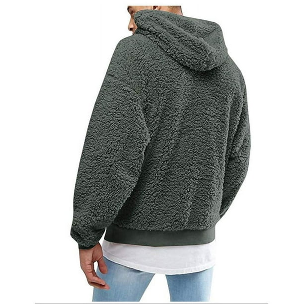Chalecos con capucha de terciopelo y lana para hombre de Europa y Estados Unidos para otoño e invierno