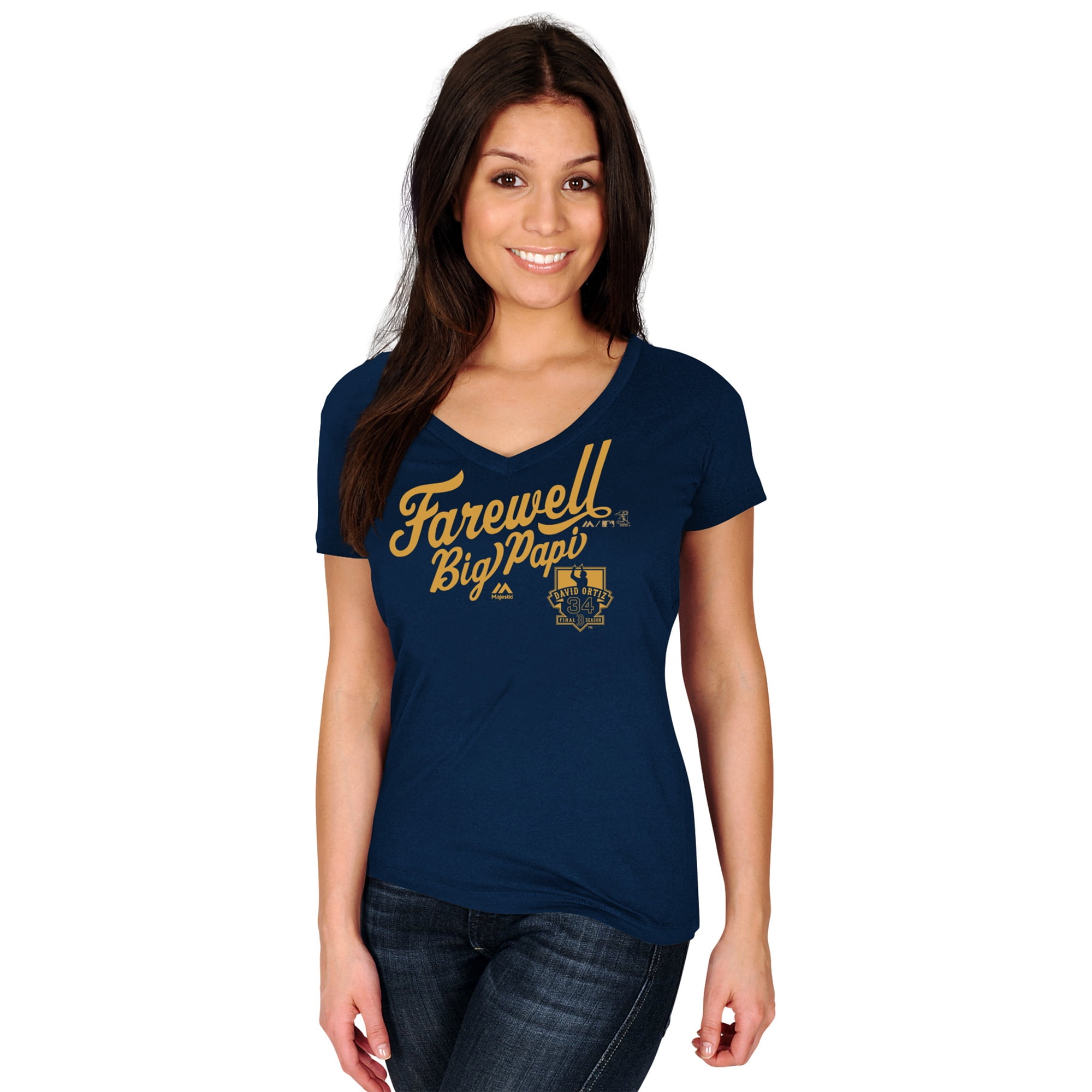 Boston Red Sox Girls Crew Neck T-Shirt