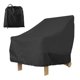 thumbnail image 1 of Funda para sillón de jardín al aire libre, asiento profundo 210d, impermeable, funda para silla de patio, protección UV, resistente al viento con cordón ajustable, 80x85x91cm(210d(, 1 of 5