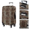 thumbnail image 5 of Brown and Black Leopard Print Luggage Cover Fashion Suitcase Cover Baggage Covers Fit 25-28 Inch Luggage (Go Travel), 5 of 5