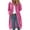 Hot Pink, variant on Tiqkatyck Winter Jackets for Women, Women's Fashion Solid Color Long Sleeve Cardigan with Pocket Button Top Sweater Knit Hooded Coat Fleece Jacket Women, Winter Coats for Women Beige XXXXXL