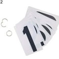thumbnail image 2 of Anvazise 0-9 Score Number School Sports Competition Digit Scoreboard Replacement Cards White Black, 2 of 10