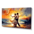 thumbnail image 2 of Designart "Colorful Bolero Couple Dancing III" Romantic Wall Art For Kitchen, 2 of 5