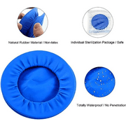 10pcs Dental Mouth Opener Non Latex Sterile Oral Lip Rubber Dam Cheek Retractor Blue