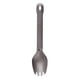 thumbnail image 1 of Cuchara de titanio Cubiertos de titanio Spork Ligero Cena Spork Cubiertos para el hogar Acampar al a TOMSHOO Cuchara de titanio, 1 of 7