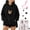 Black, variant on Pet Carrier Hoodie With Cat Dog Pouch Unisex Cuddle Pocket Sweatshirt for Small Pets