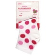 thumbnail image 3 of Airplus Aloe Infused Quarter Socks, Big Dots, Women's Medium Fits Size 5-10, 3 of 3